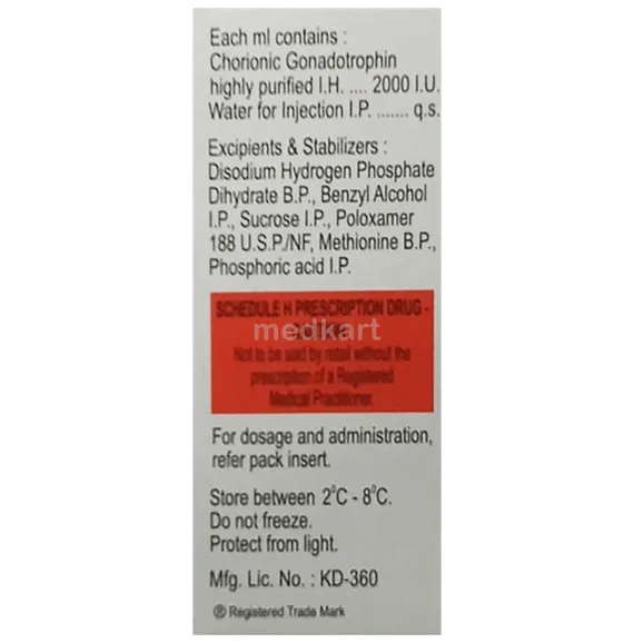 hucog hp 2000iu injection